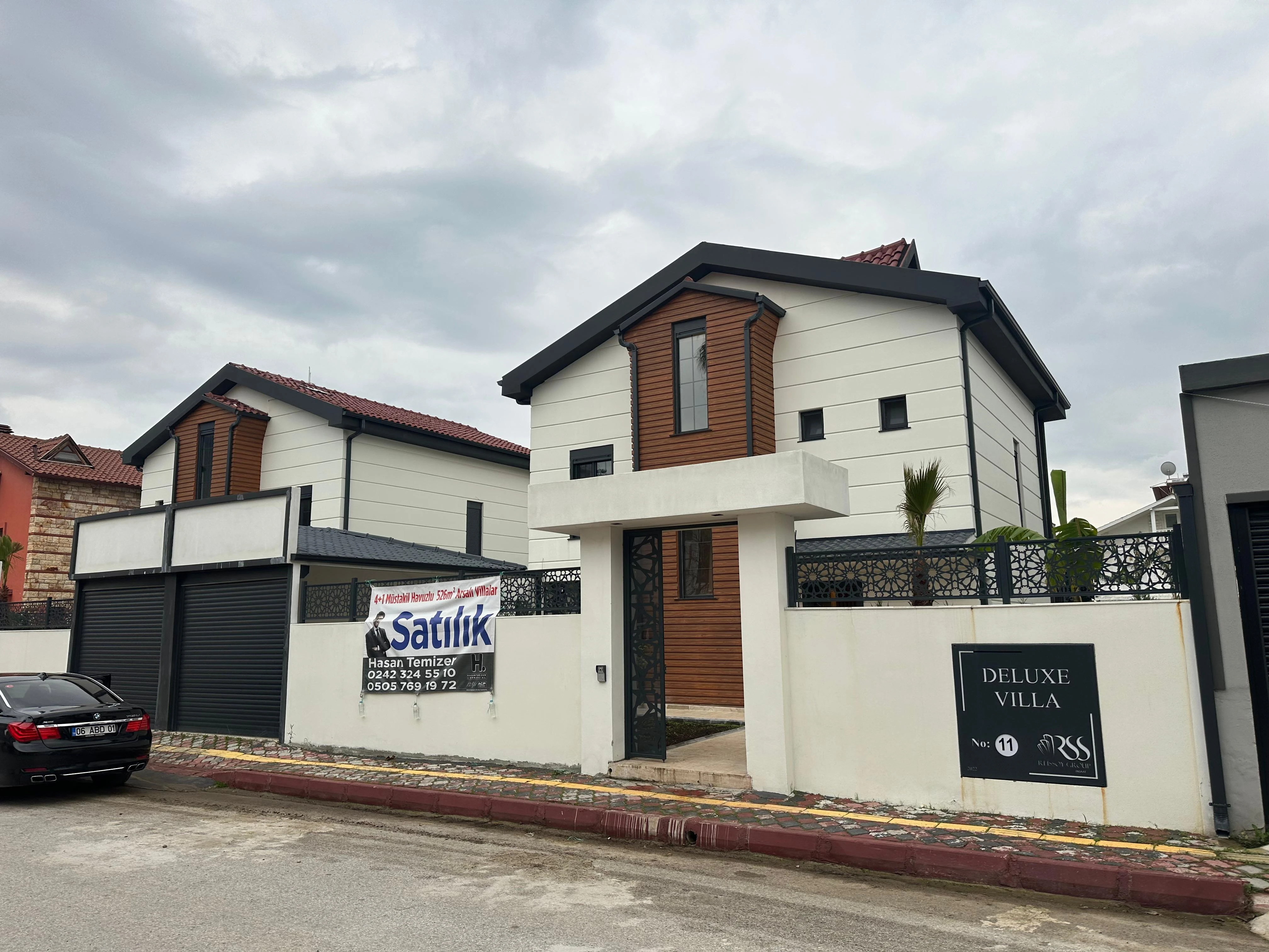 Kemer de Müstakil Havuzlu, 521m2² Arsalı, 295m2² Villa